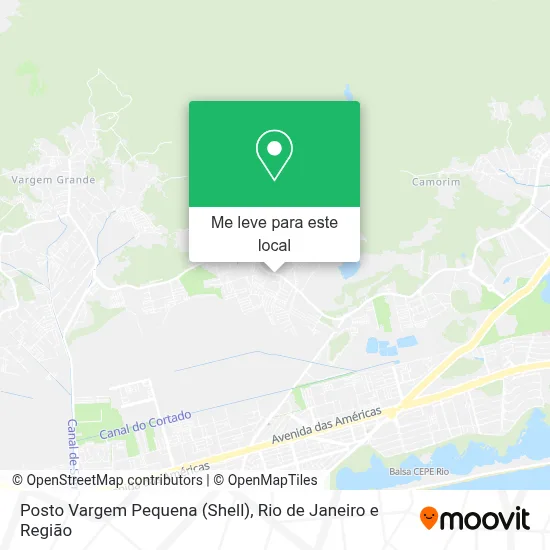 Posto Vargem Pequena (Shell) mapa