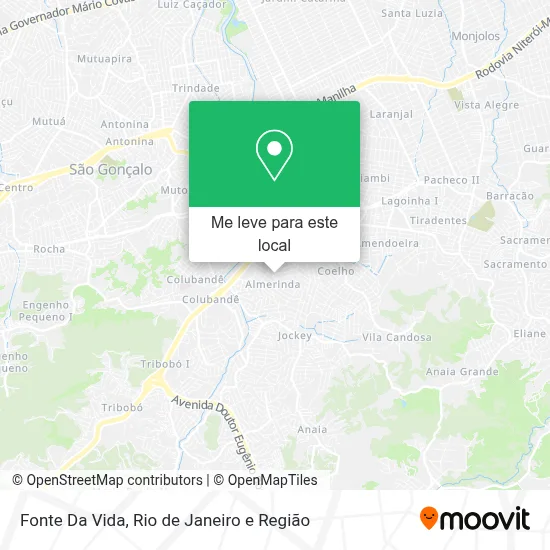 Fonte Da Vida mapa