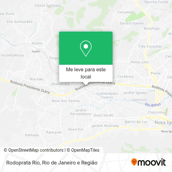 Rodoprata Rio mapa