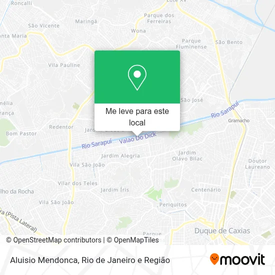 Aluisio Mendonca mapa
