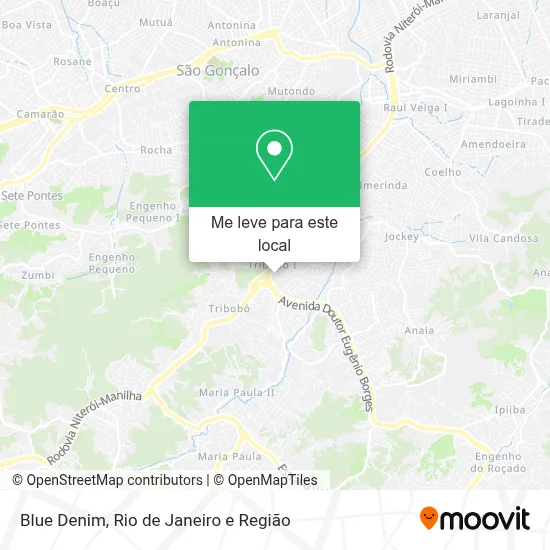 Blue Denim mapa