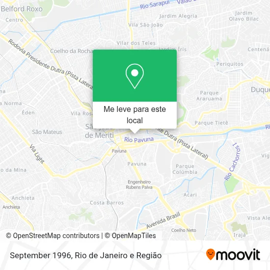 September 1996 mapa