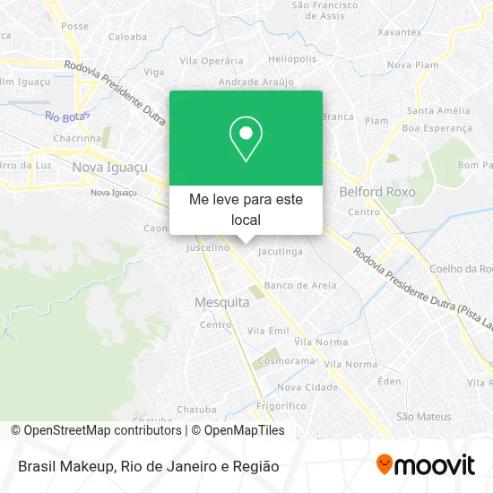 Brasil Makeup mapa