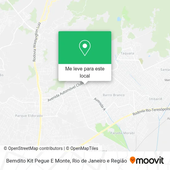 Bemdito Kit Pegue E Monte mapa