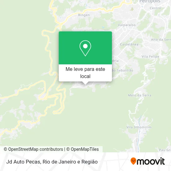 Jd Auto Pecas mapa
