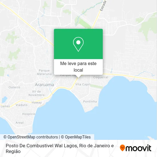 Posto De Combustivel Wal Lagos mapa
