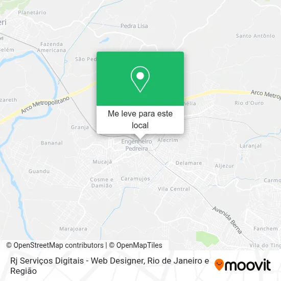 Rj Serviços Digitais - Web Designer mapa