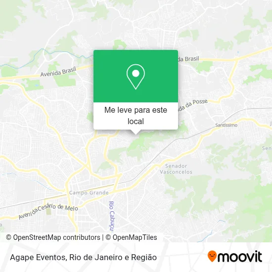 Agape Eventos mapa