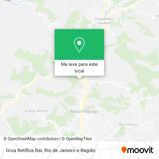 Grua Retifica Bar mapa
