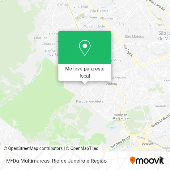M²Dū Multimarcas mapa
