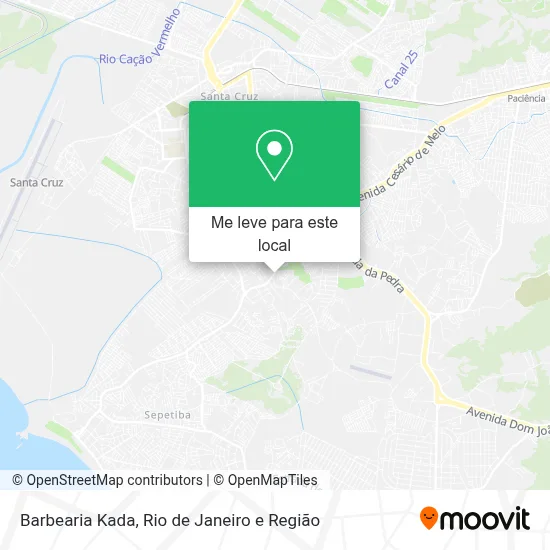 Barbearia Kada mapa