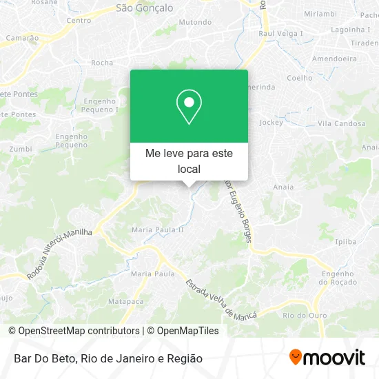 Bar Do Beto mapa