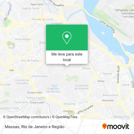 Massas mapa