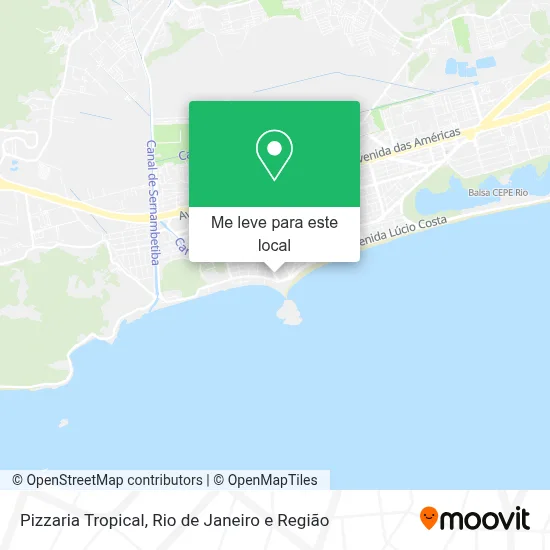 Pizzaria Tropical mapa