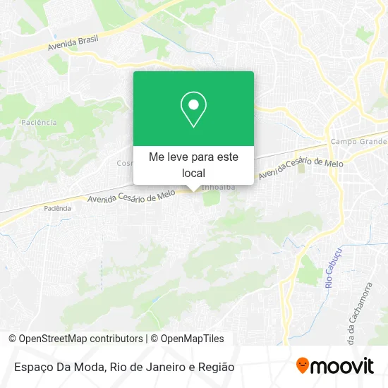 Espaço Da Moda mapa