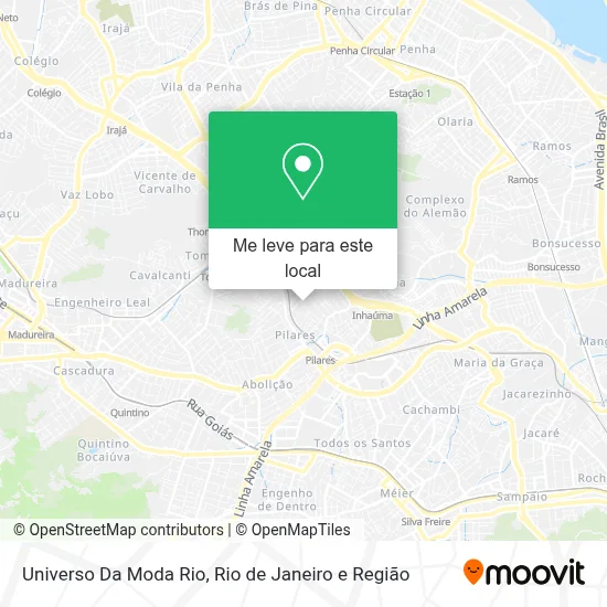 Universo Da Moda Rio mapa