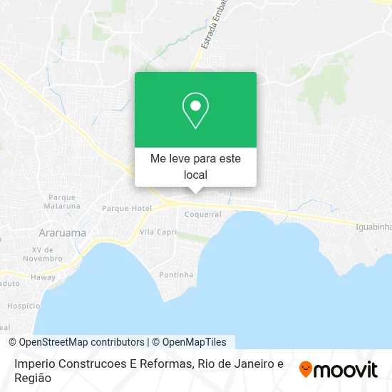 Imperio Construcoes E Reformas mapa