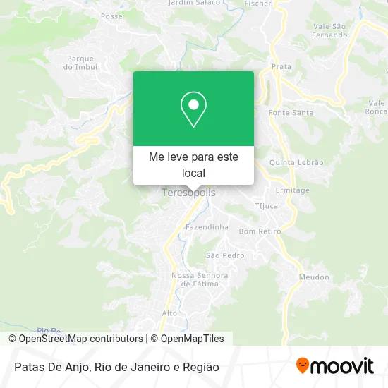 Patas De Anjo mapa