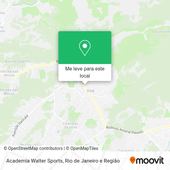 Academia Walter Sports mapa