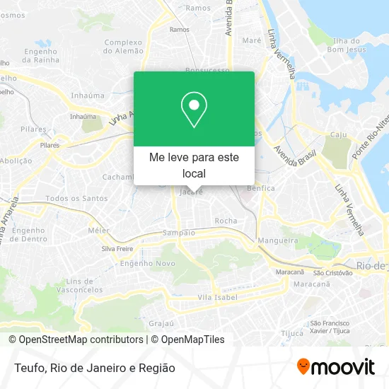 Teufo mapa