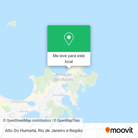 Alto Do Humaitá mapa