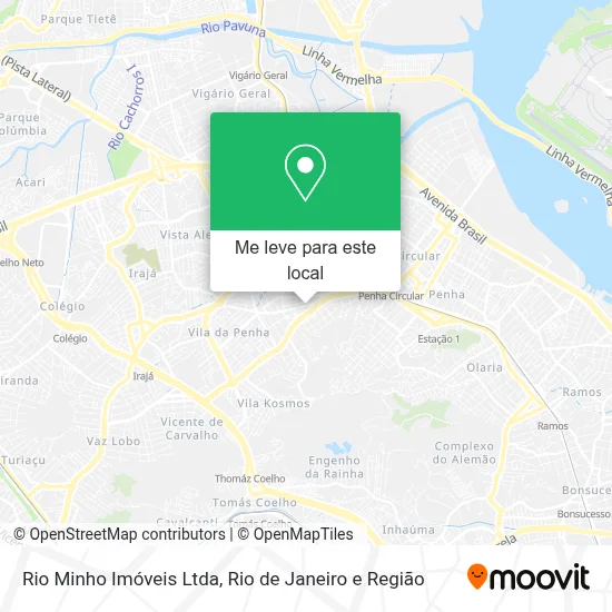 Rio Minho Imóveis Ltda mapa