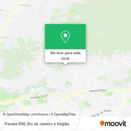 Parada 850 mapa