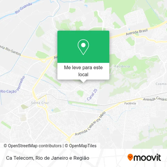 Ca Telecom mapa