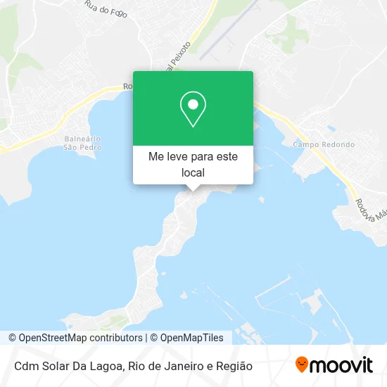 Cdm Solar Da Lagoa mapa