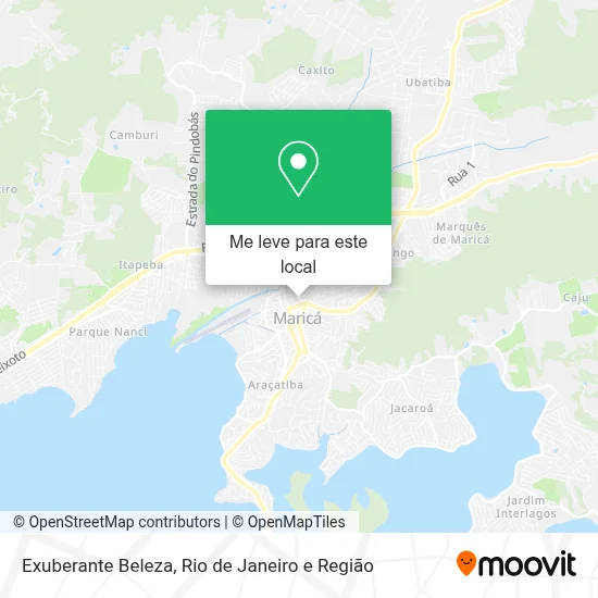 Exuberante Beleza mapa