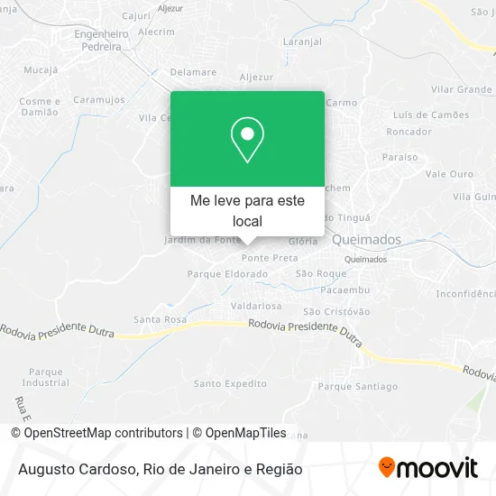 Augusto Cardoso mapa