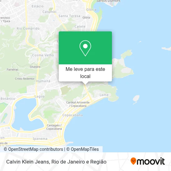 Calvin Klein Jeans mapa