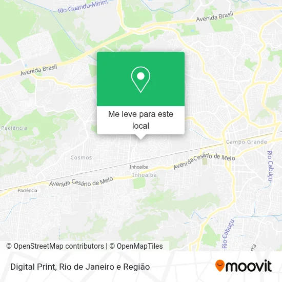 Digital Print mapa