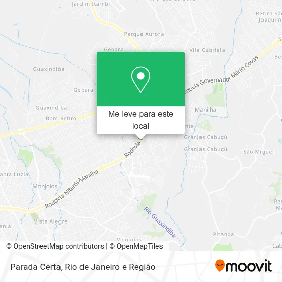 Parada Certa mapa