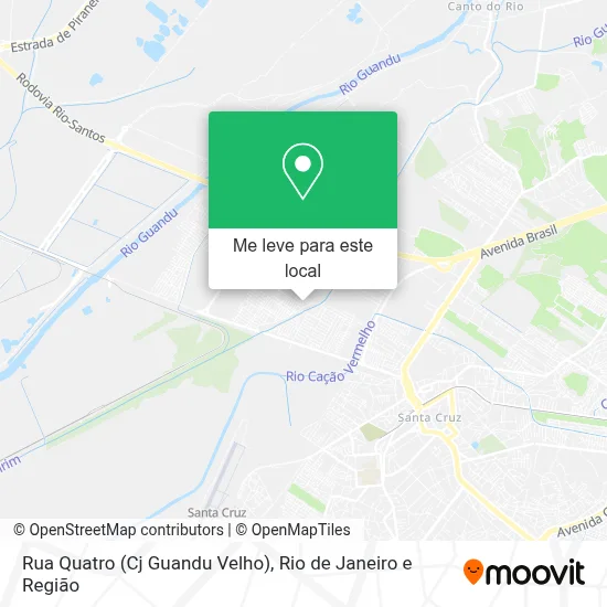 Rua Quatro (Cj Guandu Velho) mapa