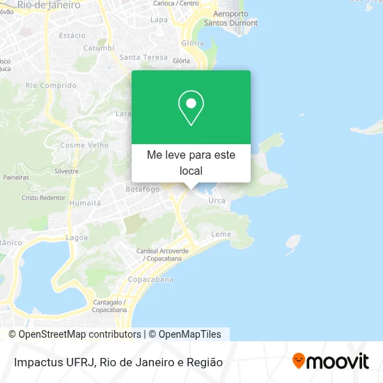 Impactus UFRJ mapa
