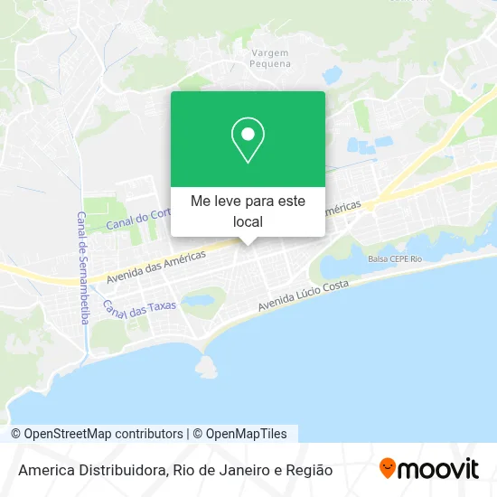 America Distribuidora mapa