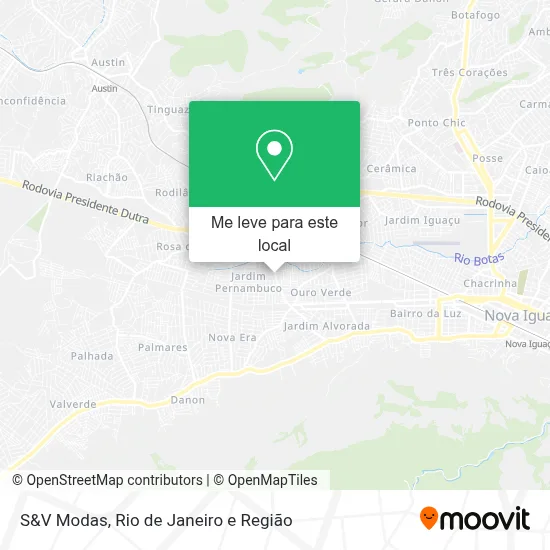S&V Modas mapa