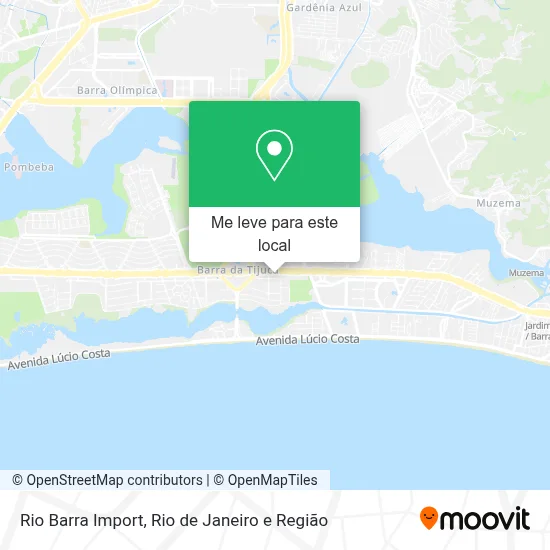 Rio Barra Import mapa