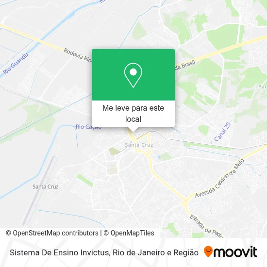Sistema De Ensino Invictus mapa