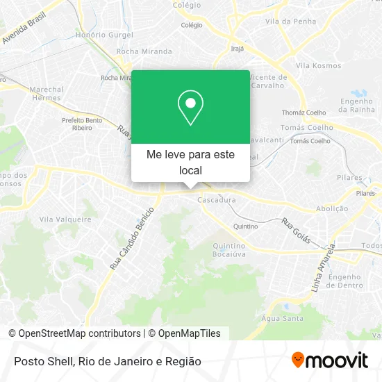 Posto Shell mapa