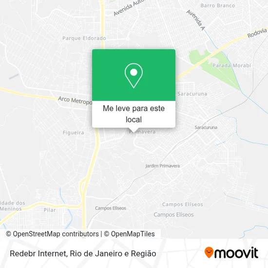 Redebr Internet mapa