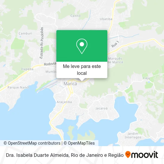 Dra. Isabela Duarte Almeida mapa