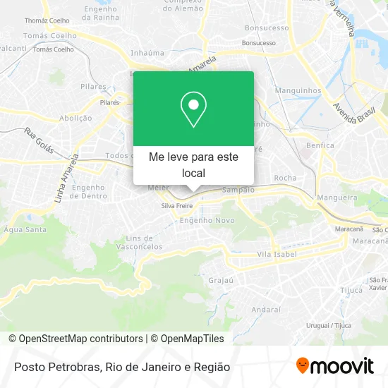 Posto Petrobras mapa