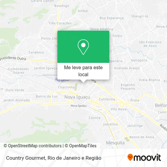 Country Gourmet mapa