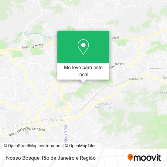 Nosso Bosque mapa