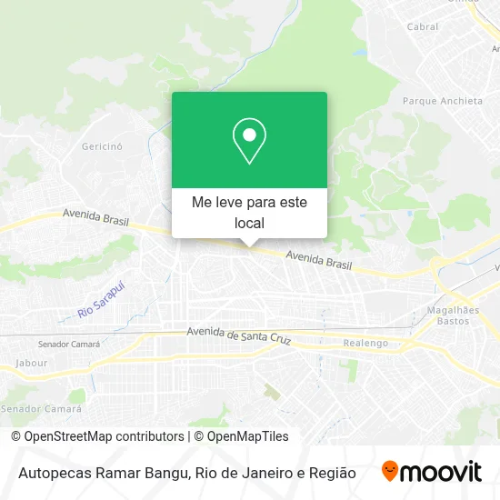 Autopecas Ramar Bangu mapa