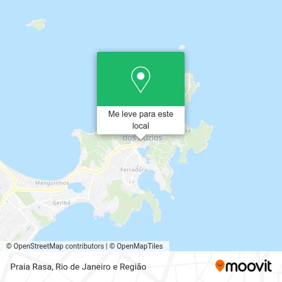 Praia Rasa mapa
