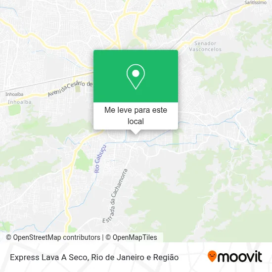 Express Lava A Seco mapa