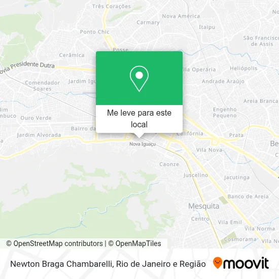Newton Braga Chambarelli mapa